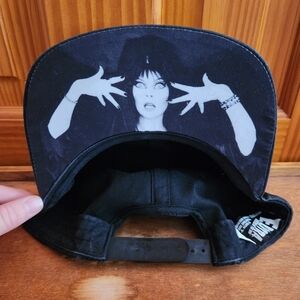 Elvira Halloween Flatbill Snapback Black & Red Hat